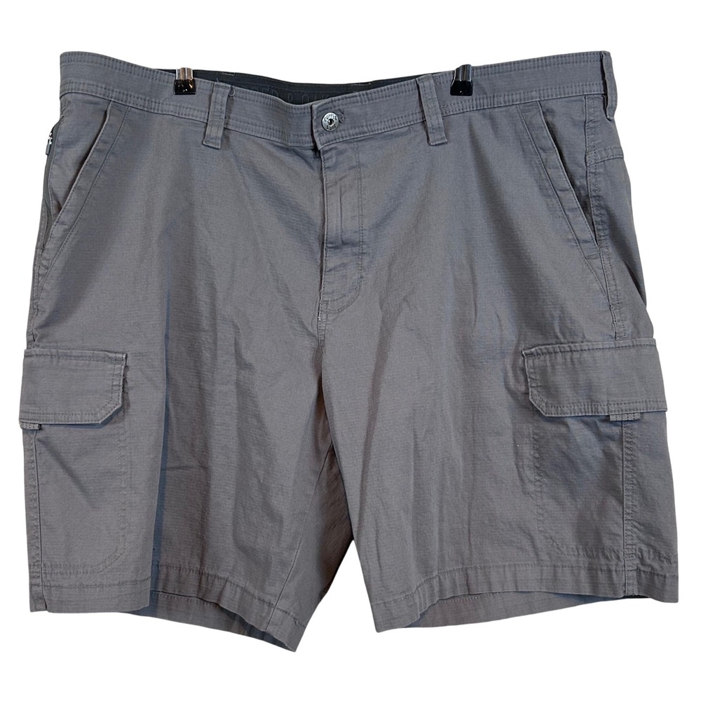Copper & Oak Supply Co Mens Grey Ripstop Cargo Shorts‎ Size 42 Stretch Gorpcore